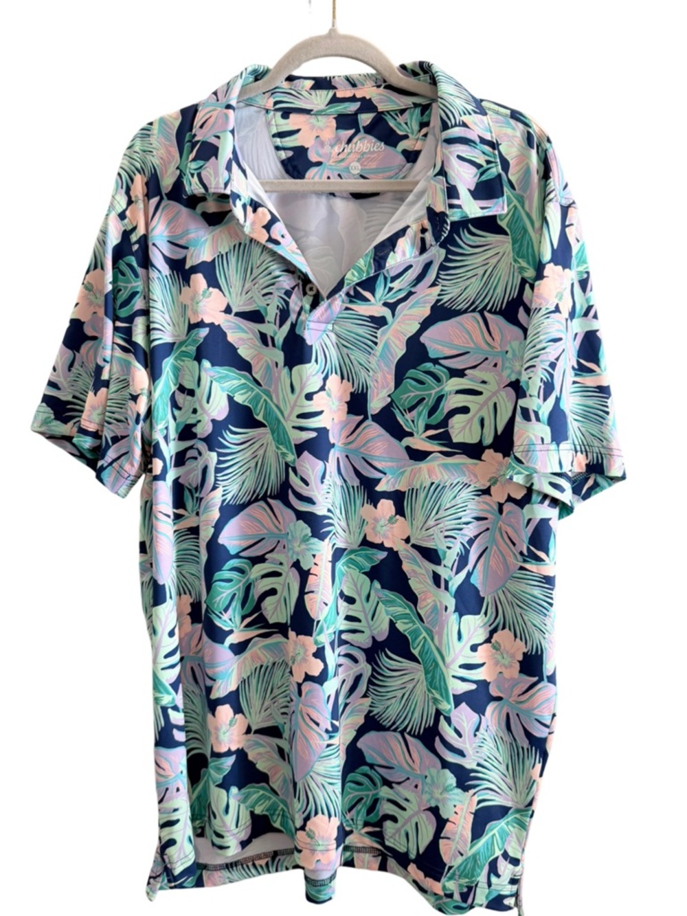 CHUBBIES Night Fauna Performance Polo Shirt 2.0 Size XXL - Picture 2 of 6